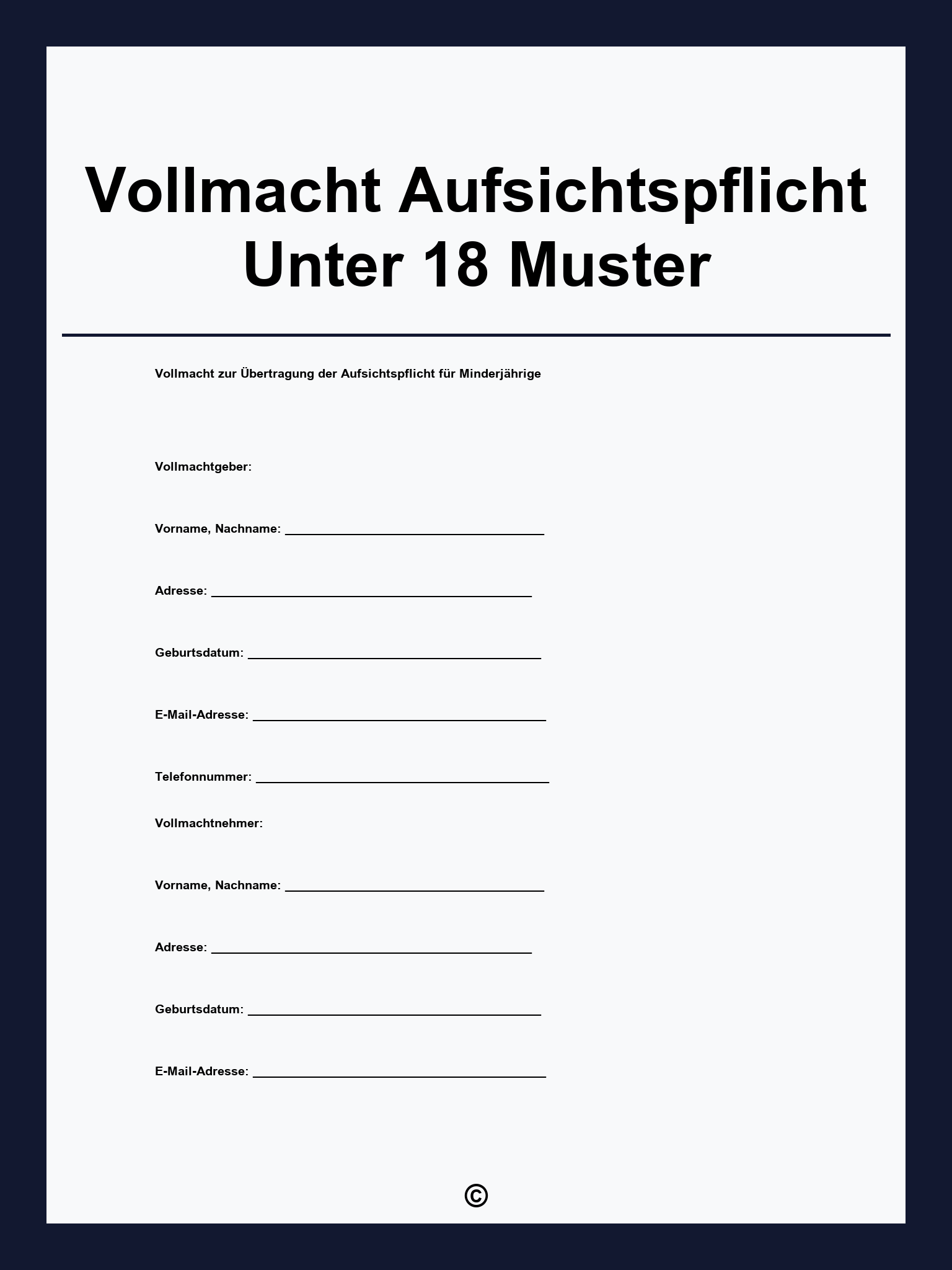 einverständniserklärung hotel unter 18 pdf